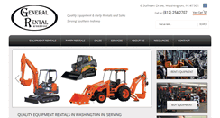 Desktop Screenshot of generalrentalinc.com